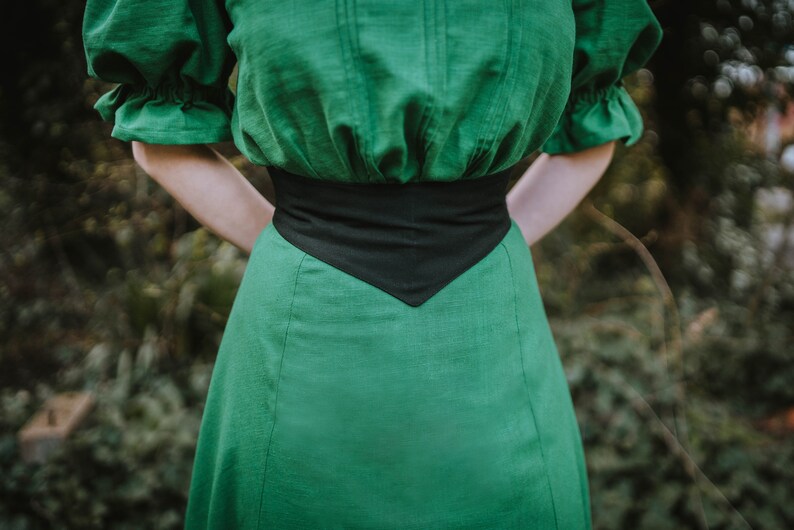 Corset Belt, Waist Cincher, Dipwaist Belt, Edwardian Belt, Waspie Belt