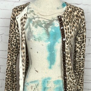 Plus size cheetah cardigan hotsell