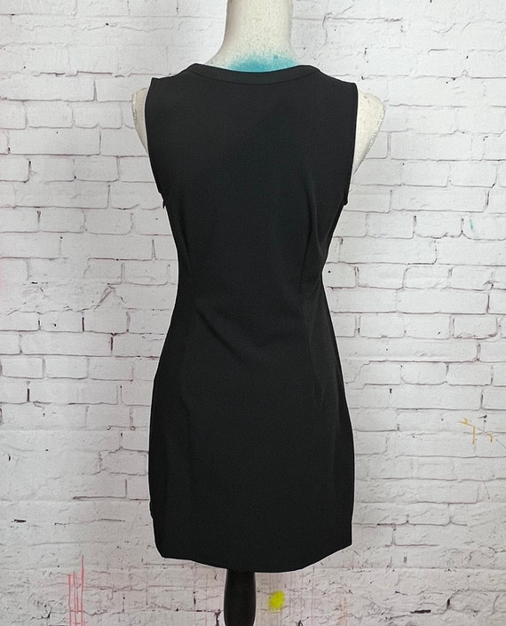 Black GAP Dress / Ruffled Black Dress / Ruffle Fr… - image 6
