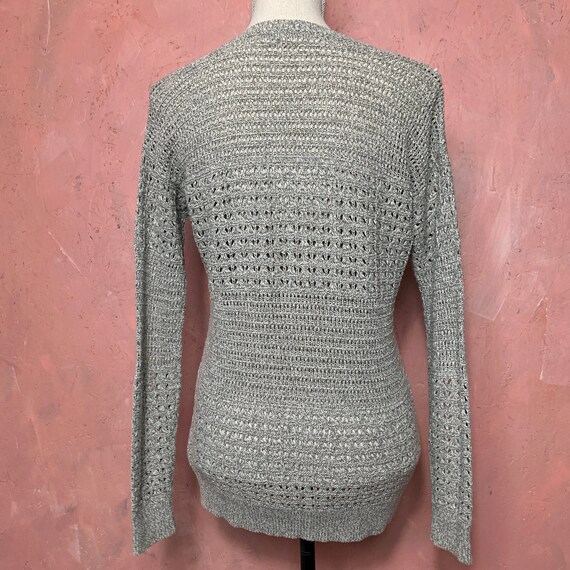 DKNY Beige Sweater / Beige Jumper / Vintage V-Nec… - image 8