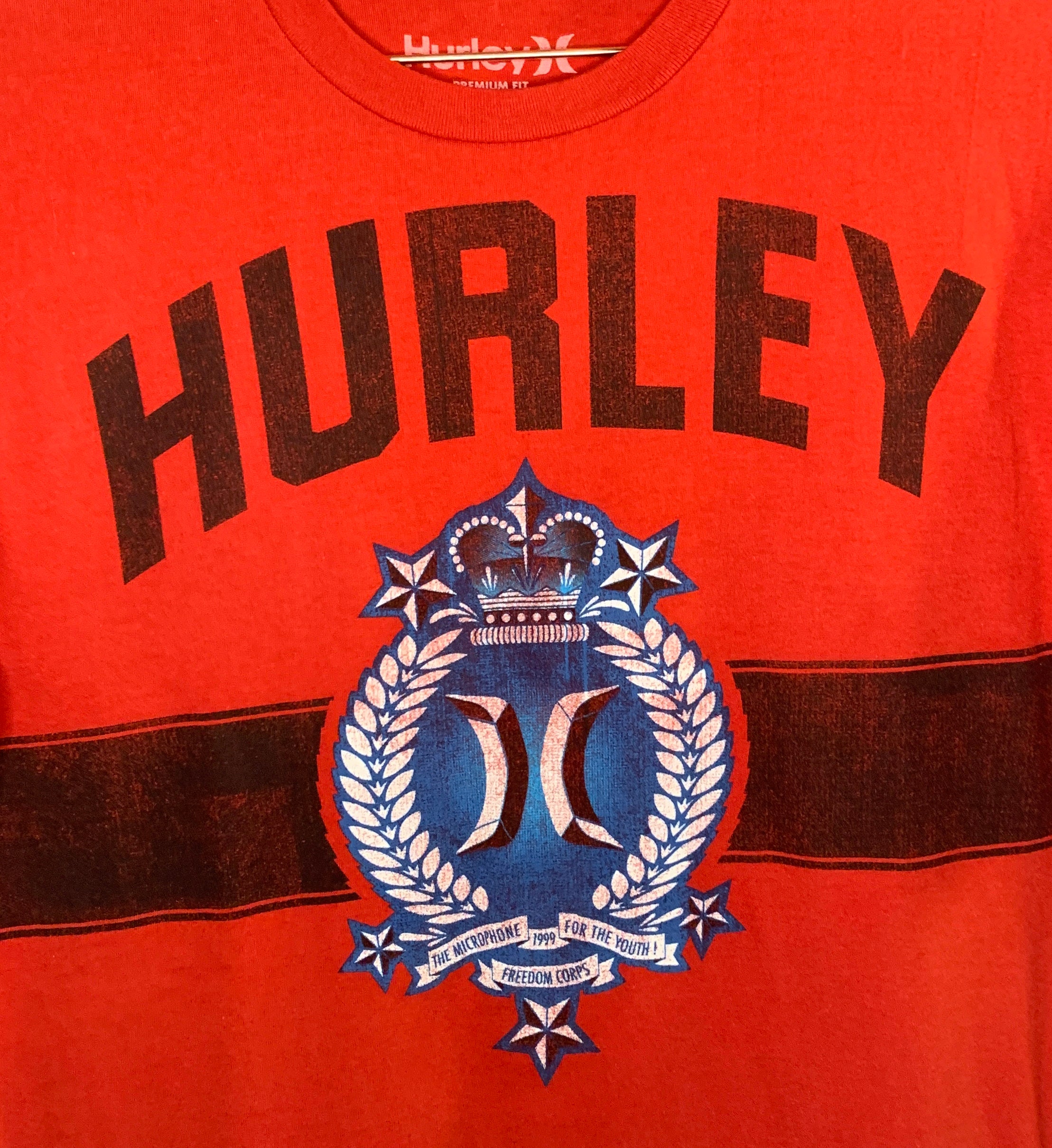 VINTAGE 2000 s HURLEY T shirt ORIGINAL Hurley International T shirt Men s Medium Thrifted Skate Tees Early 2000 s T shirts Hurley