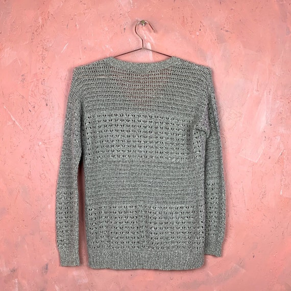 DKNY Beige Sweater / Beige Jumper / Vintage V-Nec… - image 9