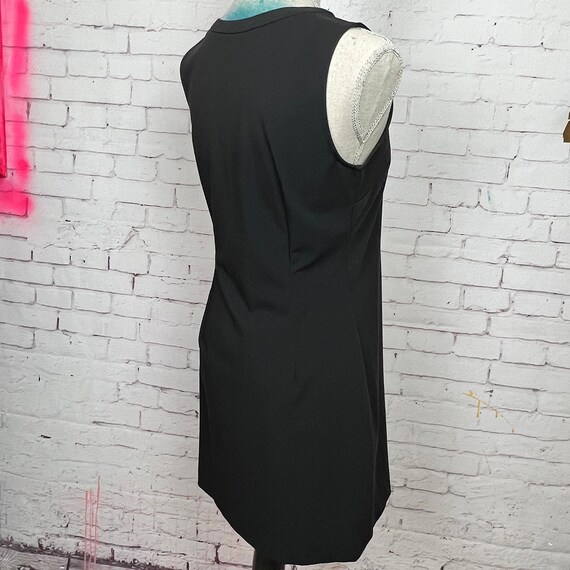 Black GAP Dress / Ruffled Black Dress / Ruffle Fr… - image 5