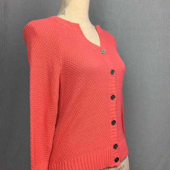 Vintage Pink Cardigan / Jessica Cardigan / Pink C… - image 2