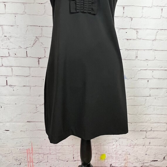 Black GAP Dress / Ruffled Black Dress / Ruffle Fr… - image 3