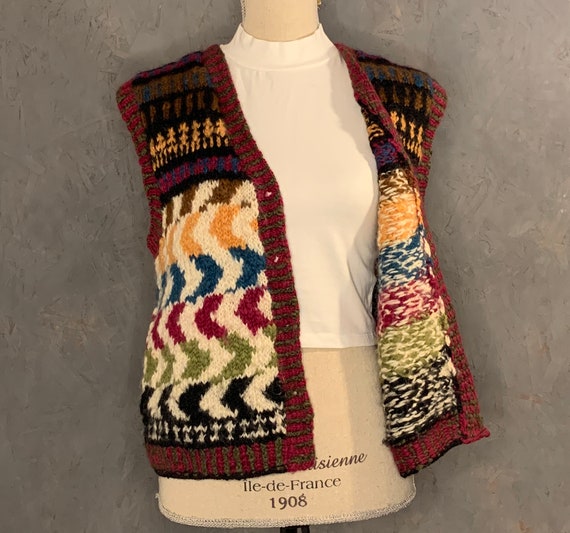 VINTAGE SWEATER VEST / 100% Wool / J Peterman Com… - image 7