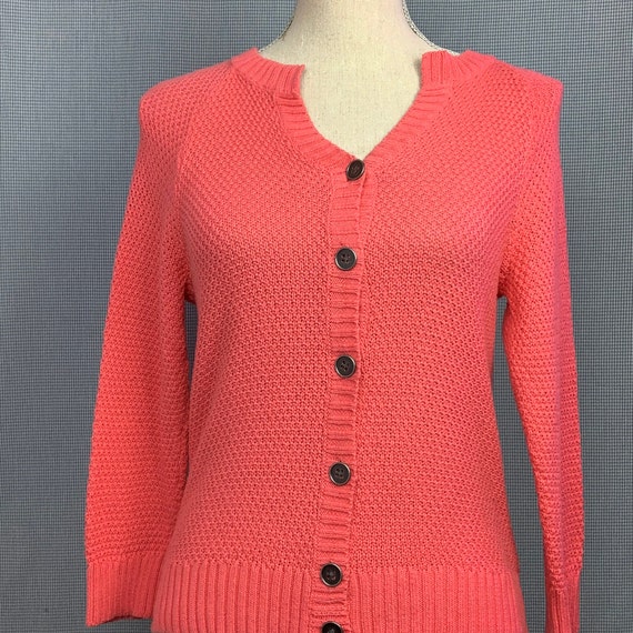 Vintage Pink Cardigan / Jessica Cardigan / Pink C… - image 1