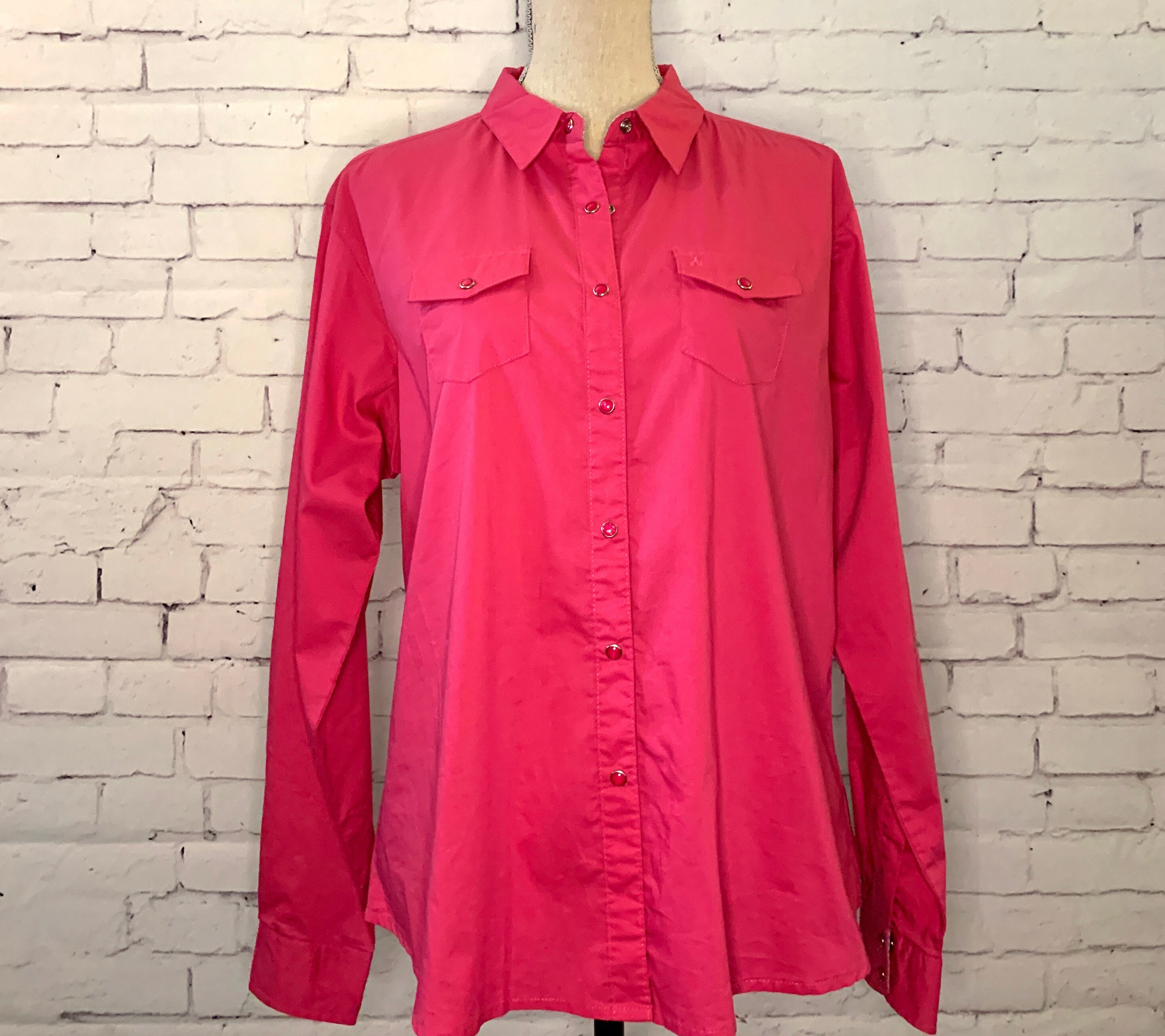 Pink western shirts for men shop