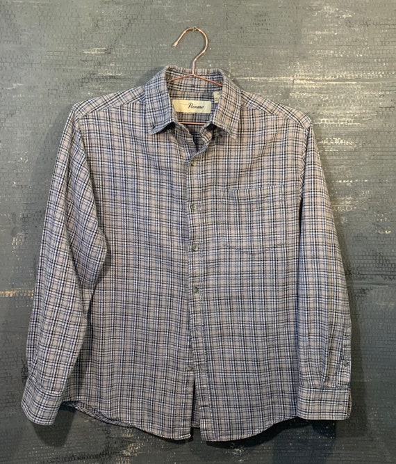 VINTAGE FLANNEL/Mens Flannel/Oversized Flannel/Pla