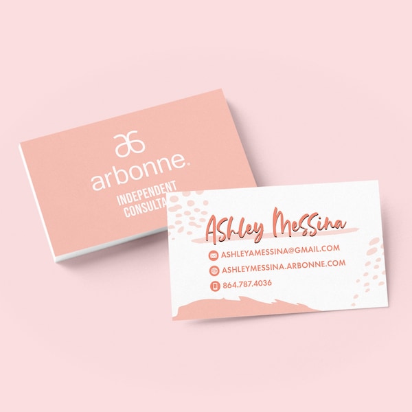 Arbonne Business Cards - Etsy