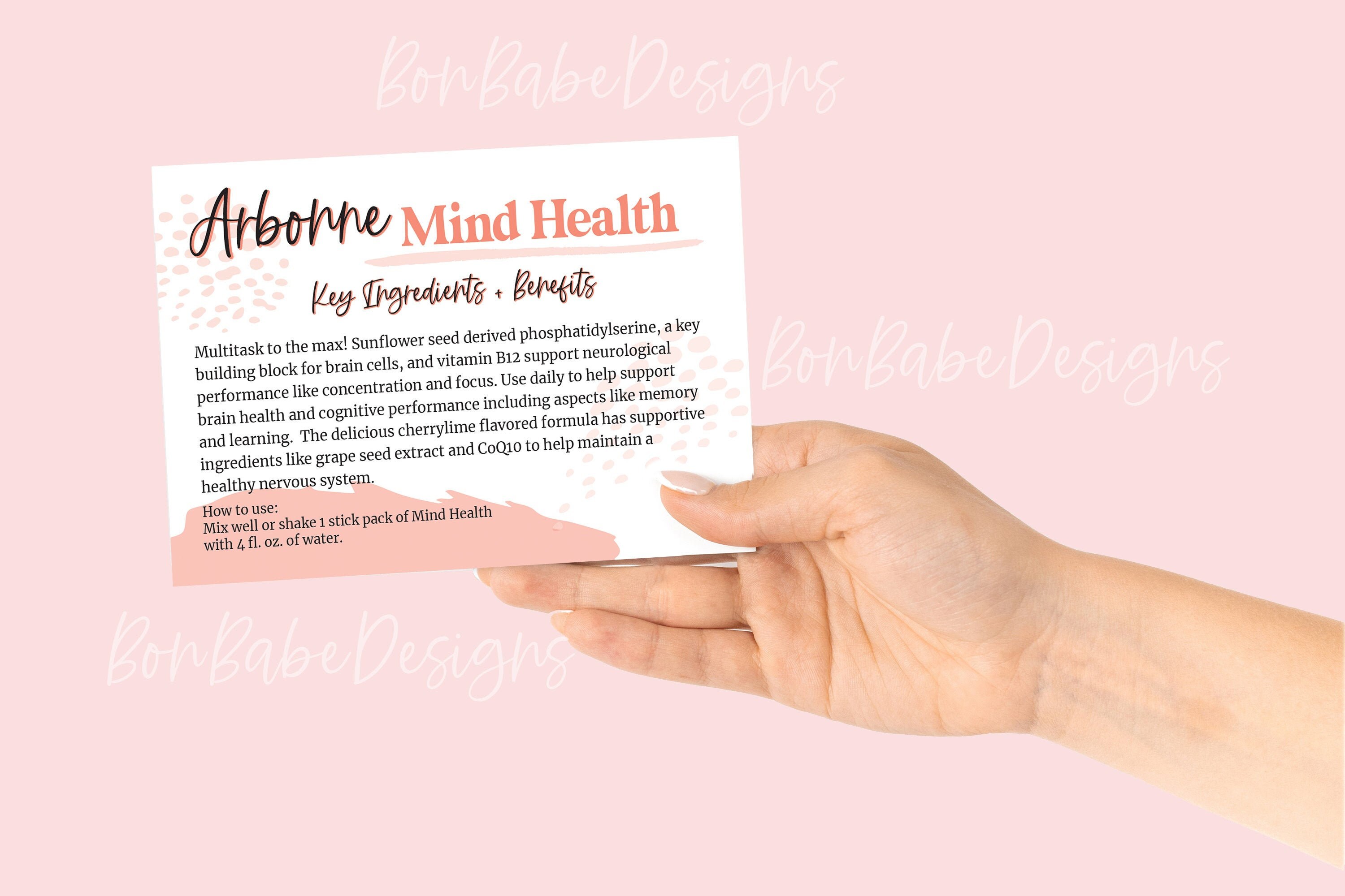 Arbonne Christmas 2022 Arbonne Mind Health Sample Cards Bon Babe 4 X | Etsy Israel