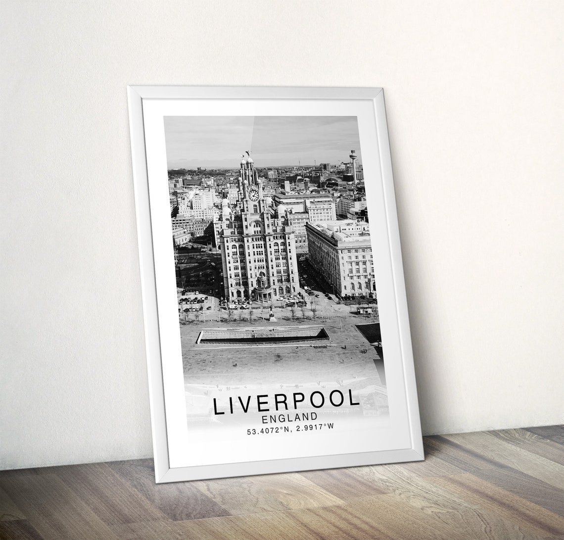 Liverpool Print Liverpool Poster Liverpool Wall Art Etsy
