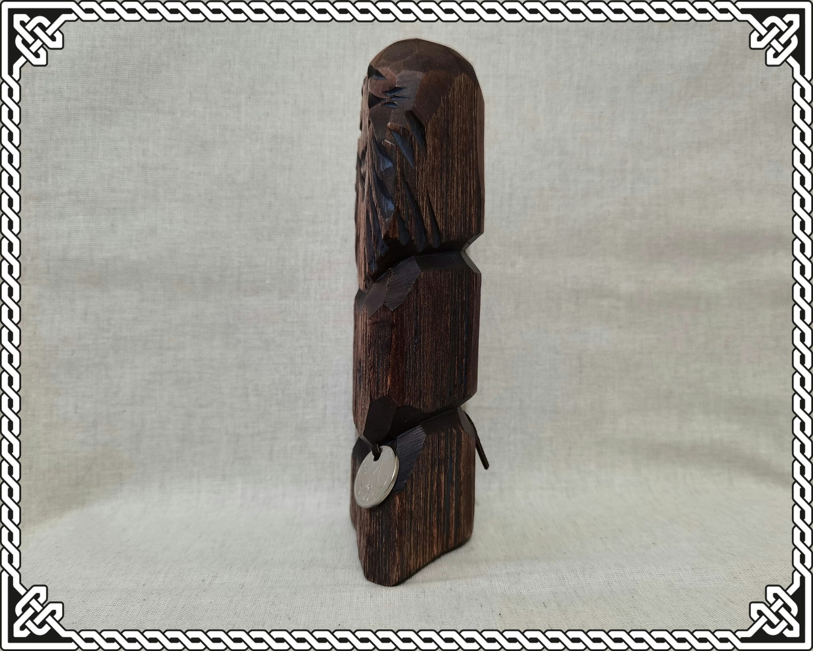 Escultura de madera hecha a mano espíritu del bosque Etsy