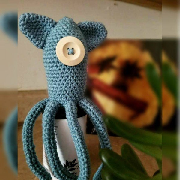 Peluche Coraline Calamar - Crochet