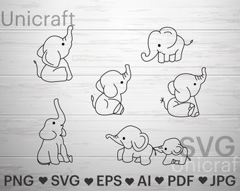 Download Elephant Svg Etsy