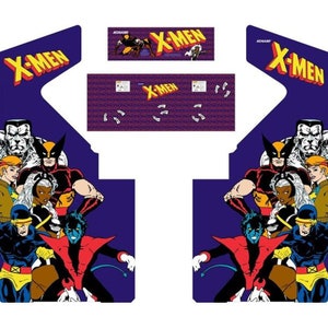4 Player X-Men Arcade Game Complete Restoration Kit (X-men 4 Player)