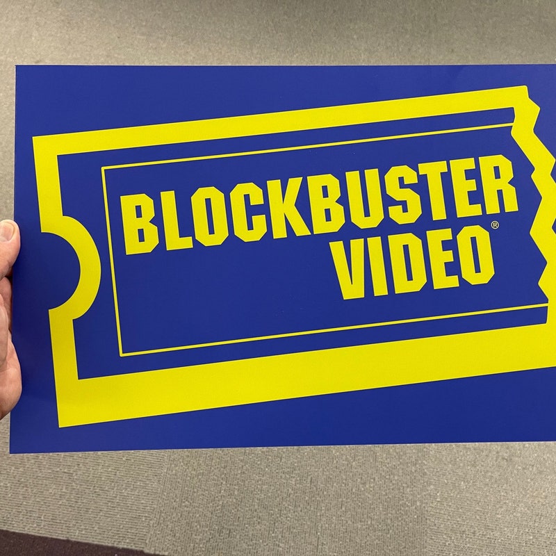 Blockbuster Sign - Etsy