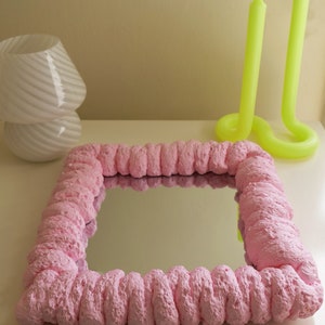 Wavy Square Foam Mirrors | Danish Inspired | 12 x 12 inches