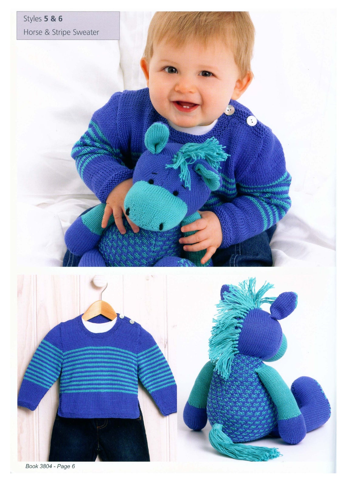 Horse Toy Knitting Pattern PDF Handmade Toys Amigurumi - Etsy