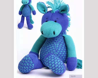 Horse Toy Knitting Pattern PDF, Handmade Toys, Amigurumi Pattern, Stuffed Toys Patterns, Instant Download PDF