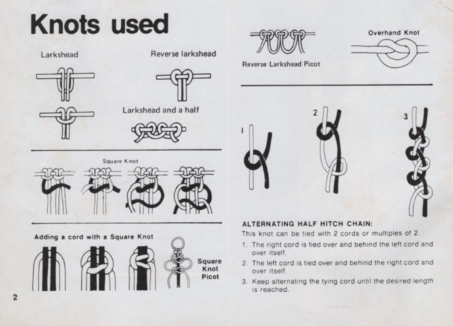 4 Macrame Vintage Patterns Christmas Reindeer