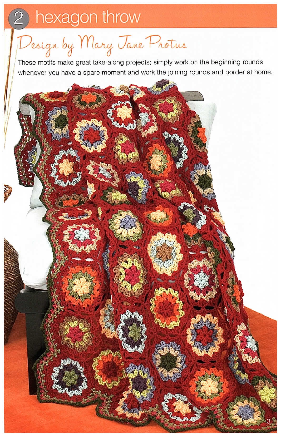 Vintage Crochet Afghan Pattern Book Scrap Bag Afghans -  Israel
