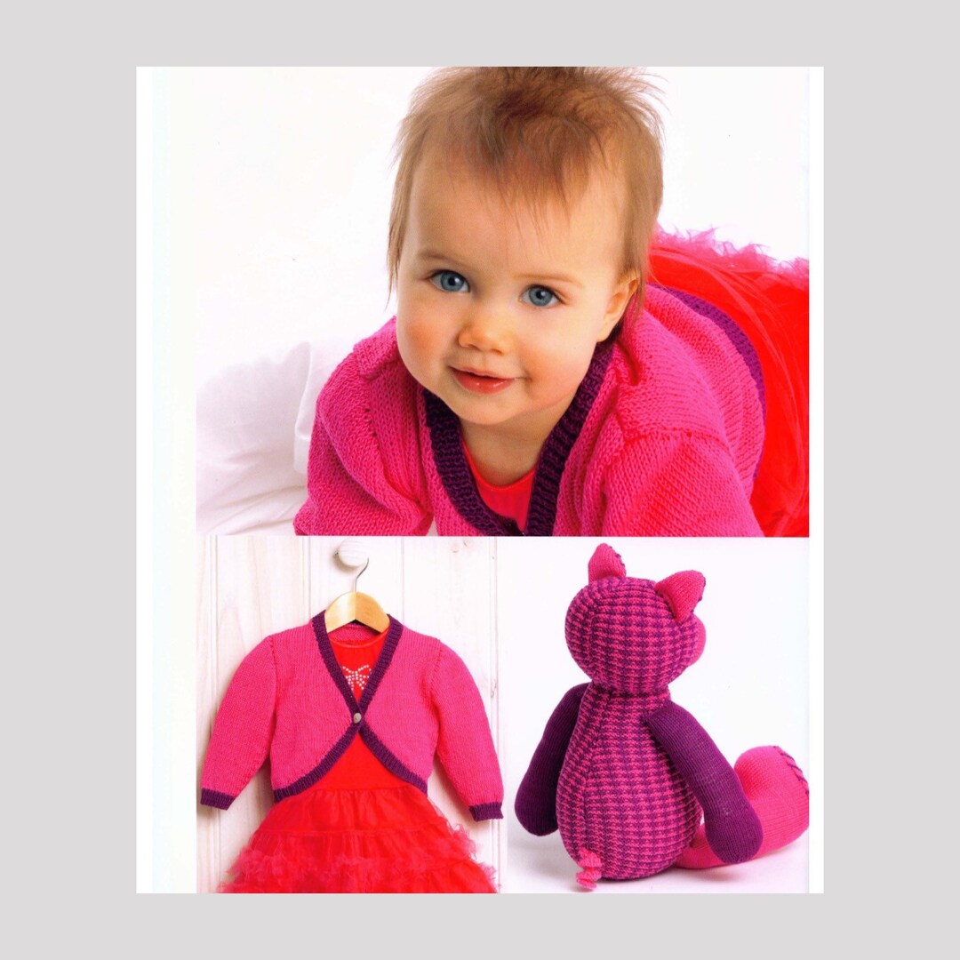 Bolero Jacket Knitting Pattern PDF, Vintage Baby Knitting, Easy to
