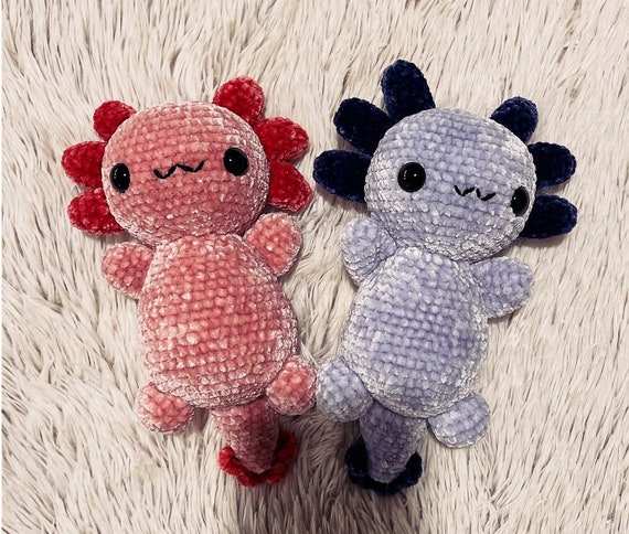 Handmade Crochet Cute Axolotl Plush 