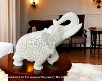 大理石　象の置物 大理石 象の置物 【公式通販】