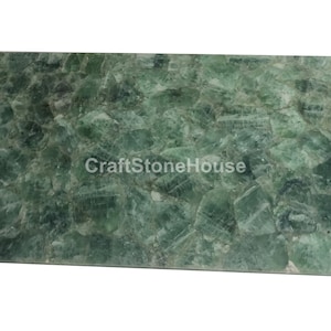 Green Agate Table Top / Stone Dining Room Furniture / Luxury Handmade Console Top Tables