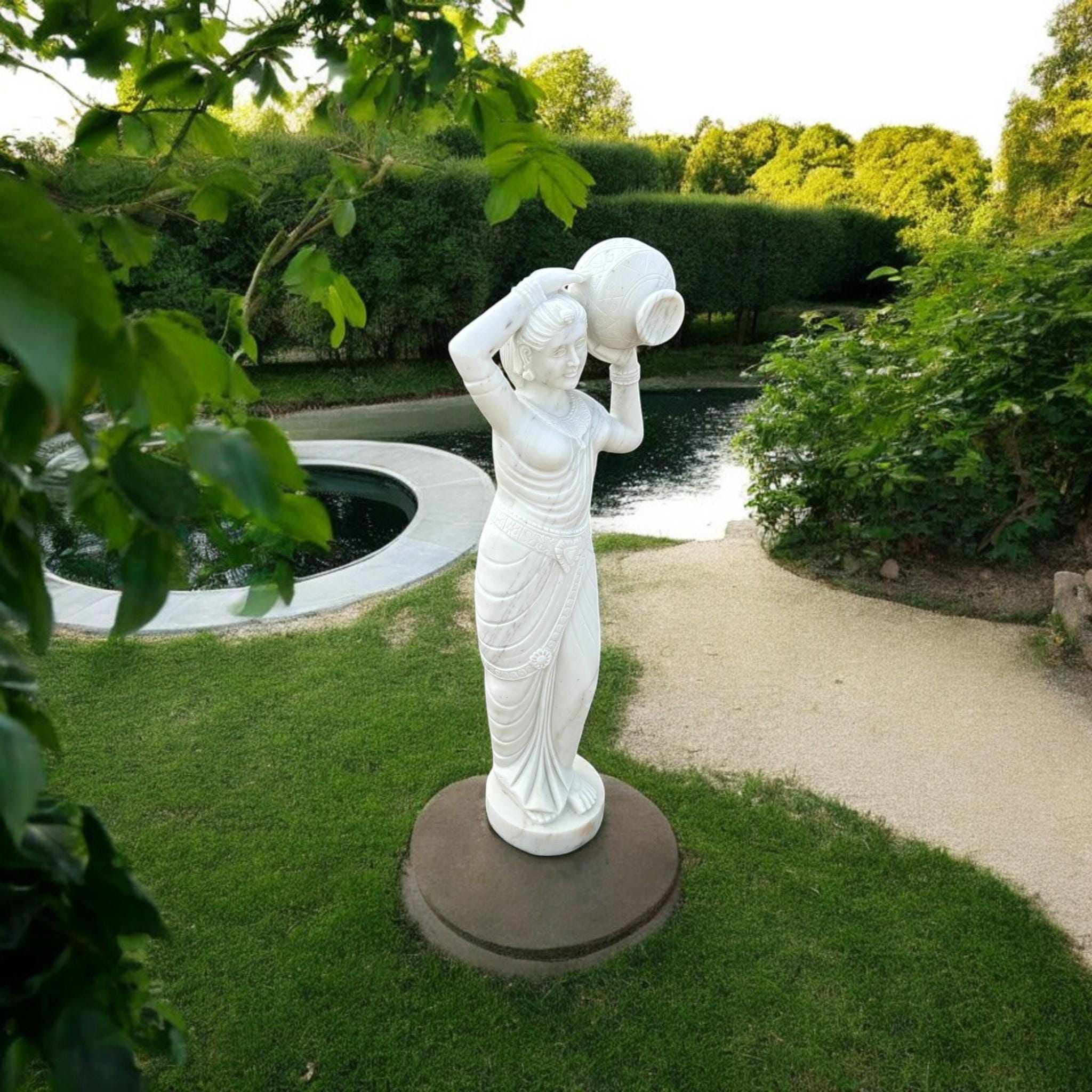 白い大理石の女神像：手作りのギリシャの女神彫刻 - Etsy 日本