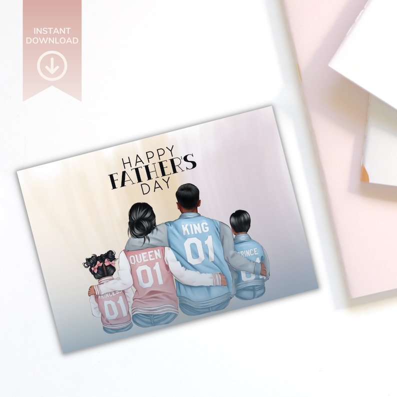 Father's Day Card Printable Card for Fathers Day Happy Father's Day ...