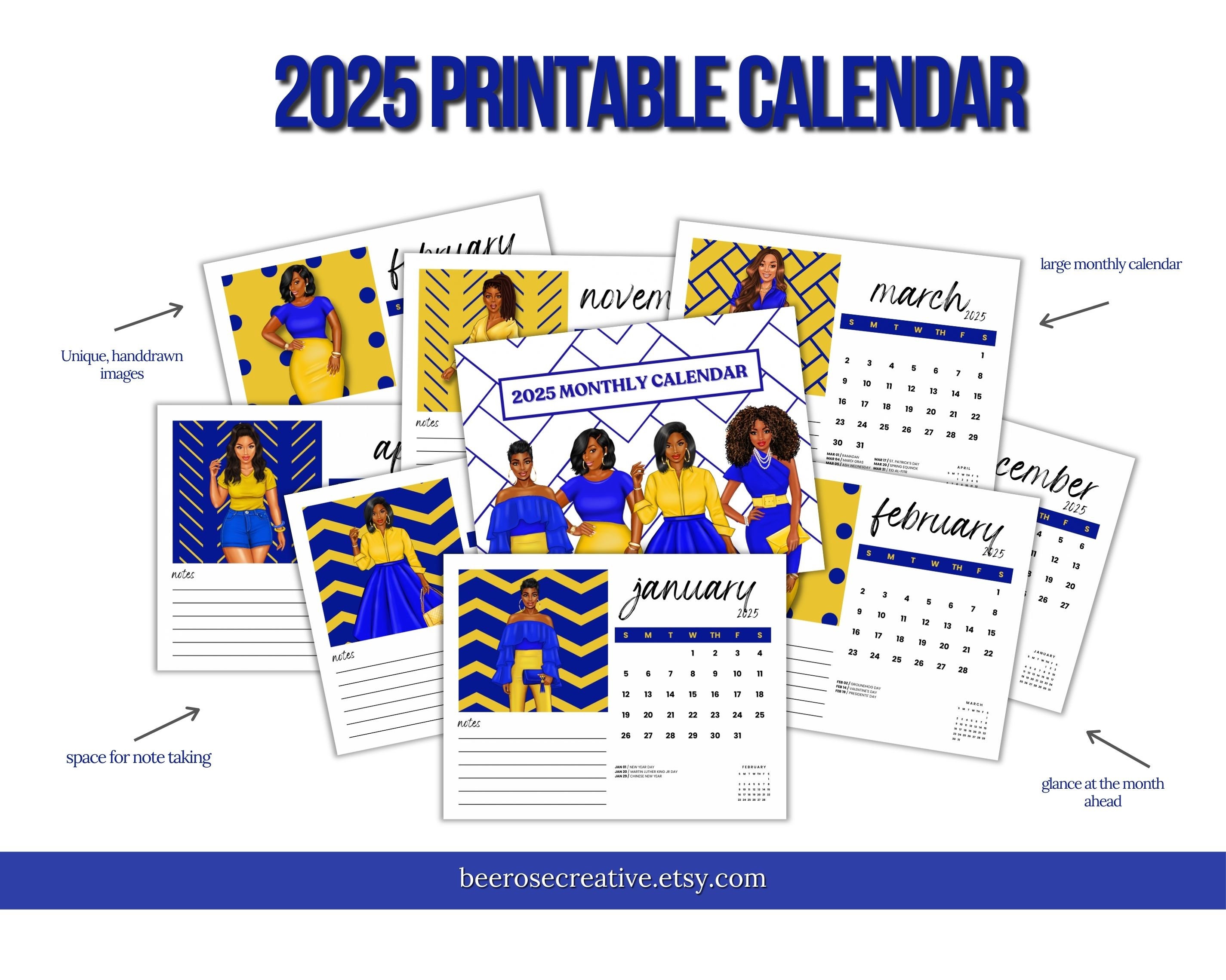 Sigma Gamma Rho Printable Calendar 2025 2025 Printable Calendar