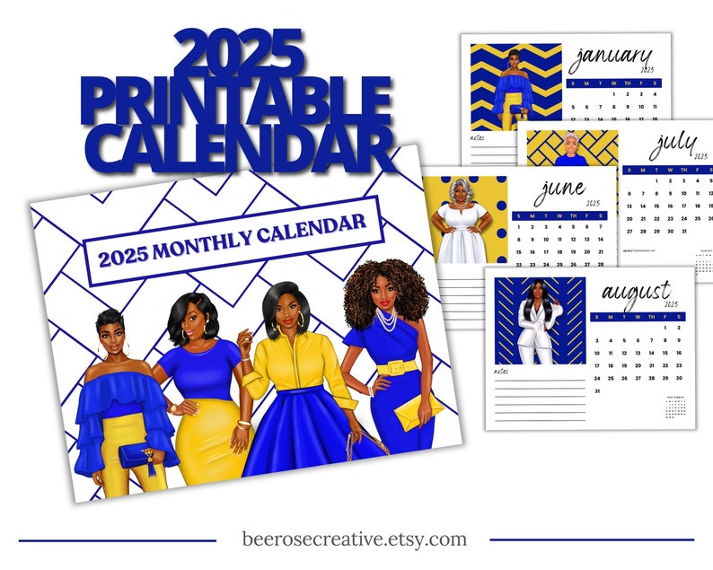 Sigma Gamma Rho Printable Calendar 2025 2025 Printable Calendar