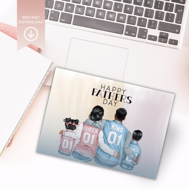 Father's Day Card Printable Card for Fathers Day Happy Father's Day ...