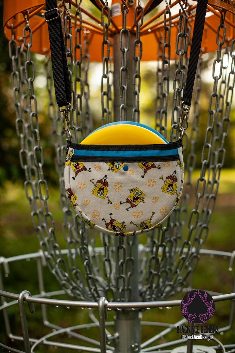 Small Disc Golf Bag Spongebob Squarepants Design With Etsy