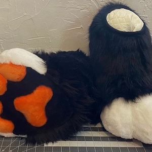 READ DESCRIPTION - custom fursuit digi feetpaws