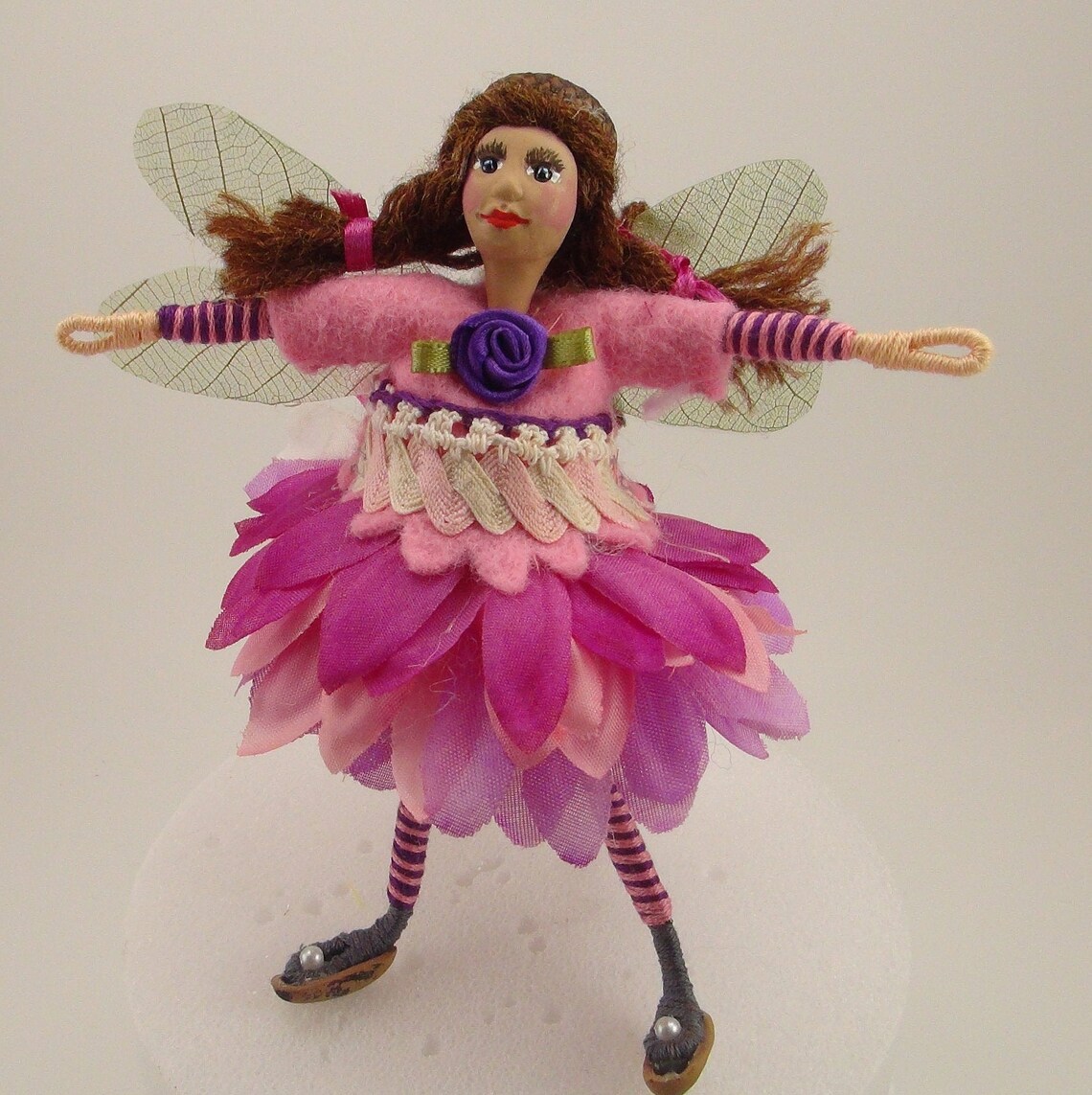 Flower fairy doll miniature posable fairy wee fairy folk Etsy