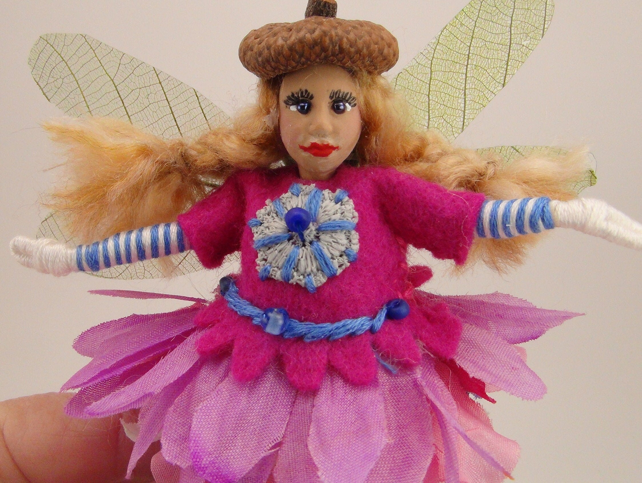 Flower fairy doll miniature posable fairy Etsy