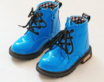 Candy Boots in Electric Blue