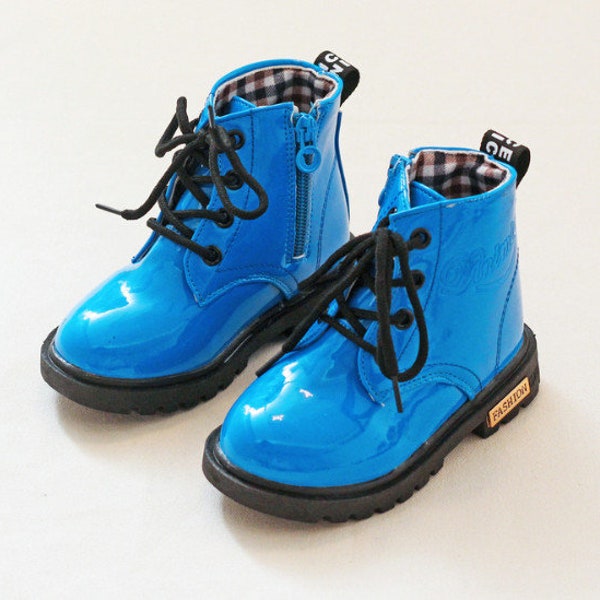 Candy Boots in Electric Blue