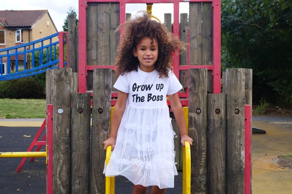 The Boss Tutu Shirt Dress Etsy