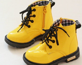 Candy Boots In Canary Yellow