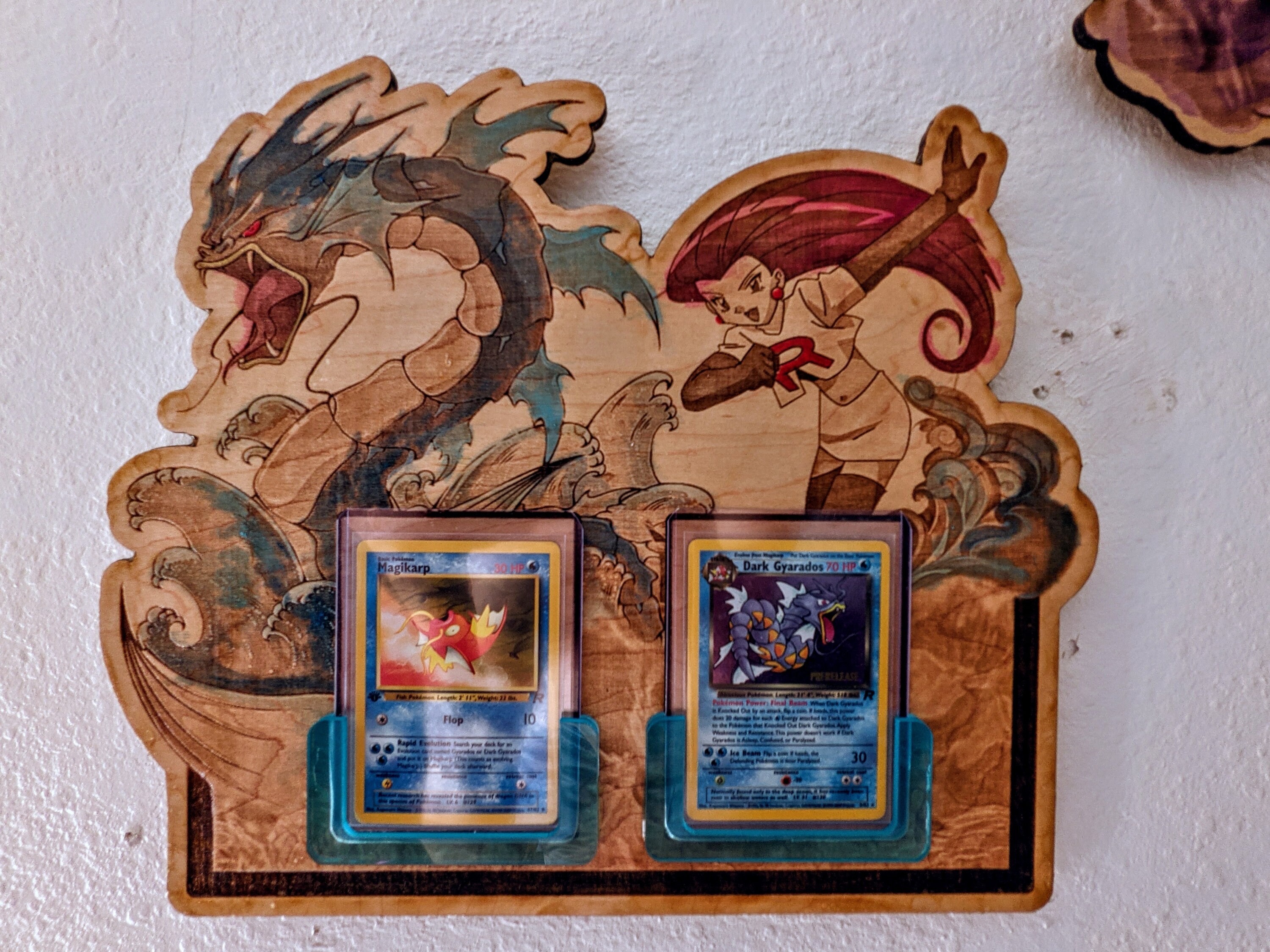 Custom Trading Card Display Plaque Etsy