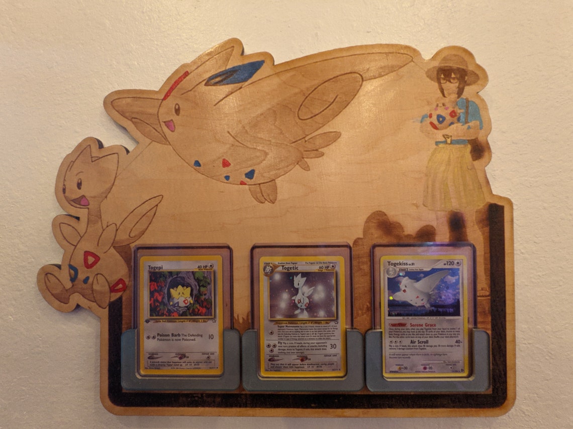 Custom Trading Card Display Plaque Etsy