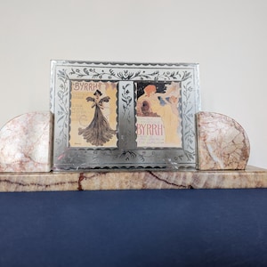 Marco de fotos con doble ventana Art Déco de Francia