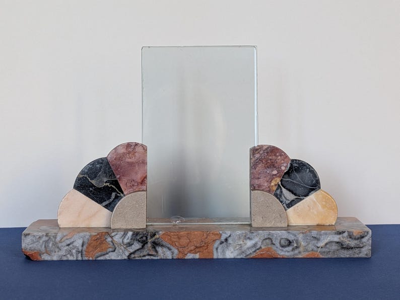 Excepcional marco de fotos Art Déco de la década de 1930 en Francia imagen 5