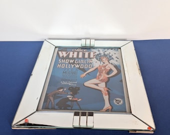 Marco de fotos con espejo estilo art déco shabby chic