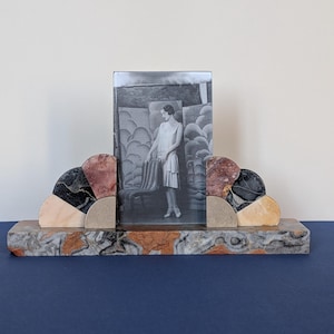 Excepcional marco de fotos Art Déco de la década de 1930 en Francia imagen 1