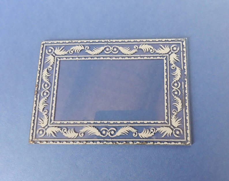 ART DECO marble photo frame 1930/'s FRANCE with original glasses